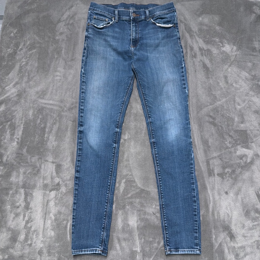 Mott & Bow Skinny Jeans Mens 31x32 Blue Denim Stretch Casual